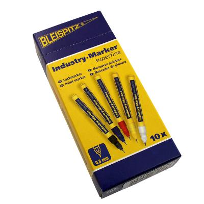 Industri marker 0,8 mm RØD rund spids (model 0815)